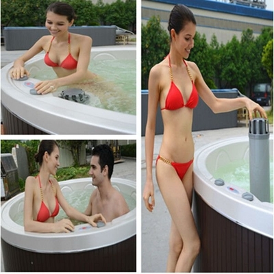 E-310S Ease Spas A Acrylic Outdoor 6 أشخاص مستدير سبا حوض استحمام ساخن دوامة حمام سباحة