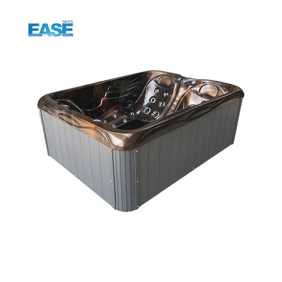 1pc مصباح LED مستطيل 350kg 3KW 220V حوض ساخن مع 1pc مضخة الدورة والباردة