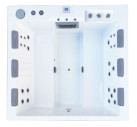 Customized Acrylic Massage Bathtub Family SPA Pool طاقة توفير ومكافحة التجمد حوض ساخن