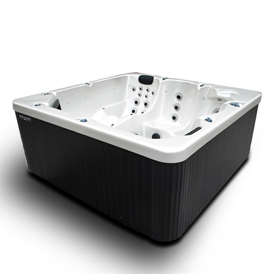 النمط الأمريكي Air Jets Whirlpool Bathtub Massage حوض الاستحمام الساخن مع الشلال